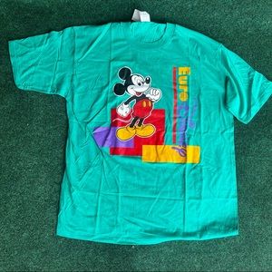Euro Disney Mickey Mouse turquoise T-shirt
